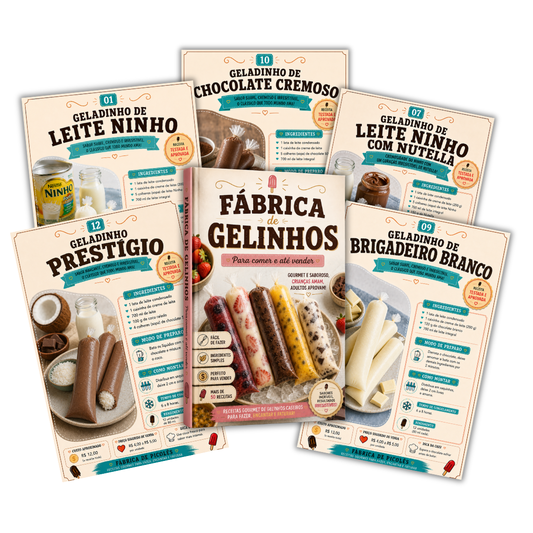 Versão básica do catálogo de geladinhos